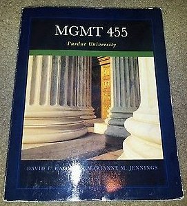 Stock image for MGMT 455 Purdue University for sale by Wonder Book