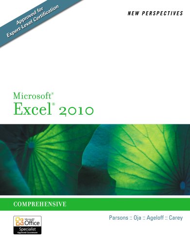 Bundle: New Perspectives on Microsoft Excel 2010: Comprehensive + Video Companion (9781133070313) by Parsons, June Jamrich; Oja, Dan; Ageloff, Roy; Carey, Patrick