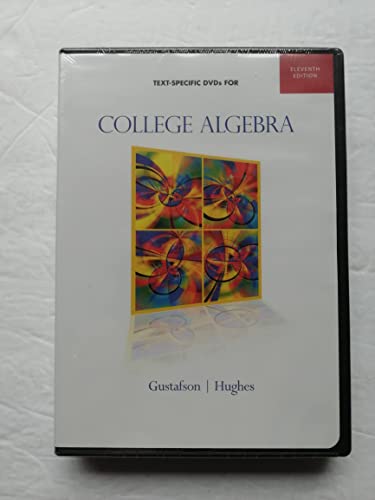 Text-Specific DVDs for College Algebra (9781133103448) by Gustafson, R. David; Hughes, Jeff