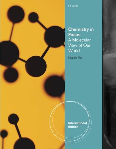 Beispielbild fr Chemistry In Focus : A Molecular View of Our World zum Verkauf von Buchpark