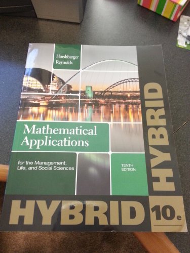 9781133106234: Mathematical Applications for the Management, Life, and Social Sciences (Textbooks Available with Cengage Youbook)