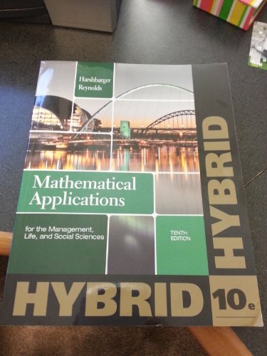 Stock image for Mathematical Applications for the Management, Life, and Social Sciences (Textbooks Available with Cengage Youbook) for sale by HPB-Red