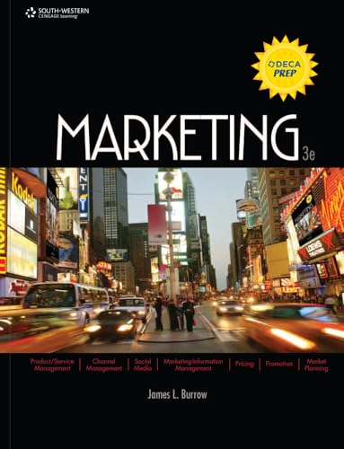 Marketing, Copyright Update (Marketing Titles from Burrow) (9781133108146) by Burrow, James L.