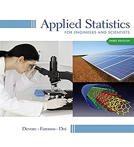 Beispielbild fr Applied Statistics for Engineers and Scientists zum Verkauf von BooksRun