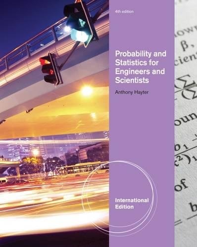 Stock image for Probability and Statistics for Engineers and Scientists. Anthony Hayter for sale by Sunshine State Books