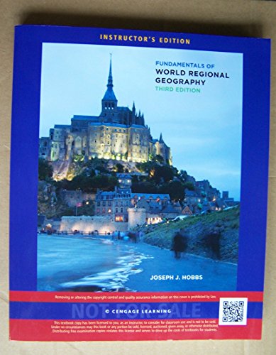 Beispielbild fr Fundamentals of World Regional Geography. Third (3rd) Edition. Instructor's Edition. zum Verkauf von Eryops Books