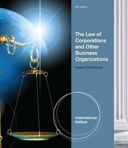 9781133134763: The Law of Corporations and Other Business Organizations, International Edition