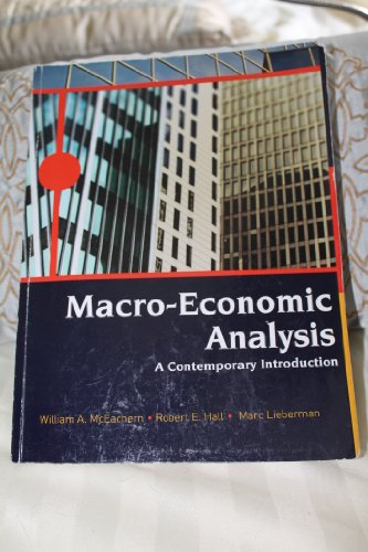 Imagen de archivo de Macro-Economic Analysis: A Contemporary Introduction (Macro-Economic Analysis A Contemporary Introduction) a la venta por ThriftBooks-Dallas