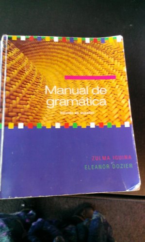 Stock image for Manual De Gramatica Version En Espanol for sale by ThriftBooks-Atlanta