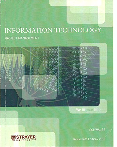 Imagen de archivo de Information Technology Project Management a la venta por ThriftBooks-Atlanta