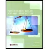 Stock image for Introduction to Law and the Legal System for sale by ThriftBooks-Dallas