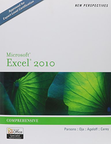 Bundle: New Perspectives on Microsoft Excel 2010: Comprehensive + SAM 2010 Assessment, Training, and Projects v2.0 Printed Access Card + Microsoft Office 2010 180-day Subscription (9781133160670) by Parsons, June Jamrich; Oja, Dan; Ageloff, Roy; Carey, Patrick