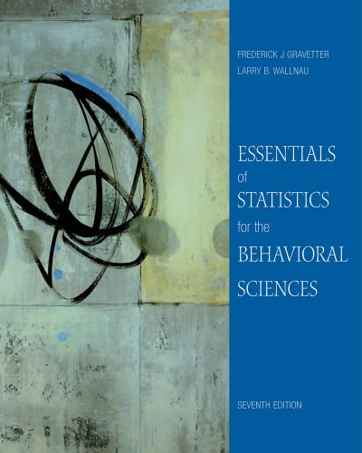 Bundle: Essentials of Statistics for the Behavioral Science, 7th + Aplia Printed Access Card + Aplia Edition Sticker (9781133162308) by Gravetter, Frederick J; Wallnau, Larry B.