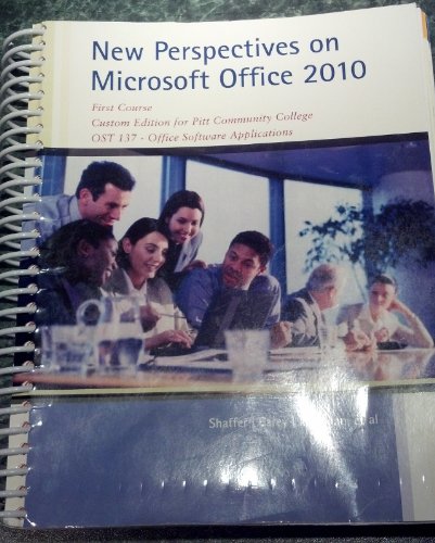 Bundle: New Perspectives on Microsoft Office 2010, First Course + SAM 2010 Projects v2.0 Printed Access Card + Microsoft Office 2010 180-day Subscription (9781133167372) by Shaffer, Ann; Carey, Patrick; Parsons, June Jamrich; Oja, Dan; Finnegan, Kathy T.