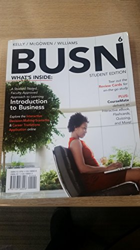 9781133188926: BUSN 6 (with CourseMate Printed Access Card) (New, Engaging Titles from 4LTR Press)