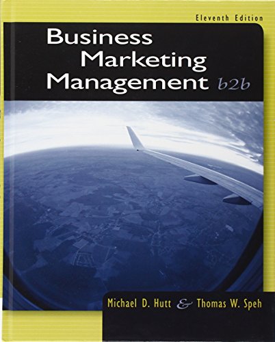 

Business Marketing Management: B2B