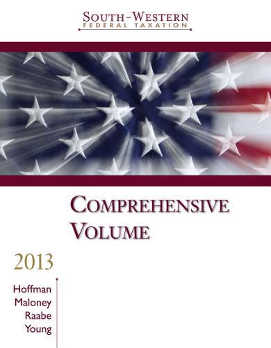 9781133189695: South-Western Federal Taxation 2013: Comprehensive, Professional Edition (with H&R Block @ Home Tax Preparation Software CD-ROM)