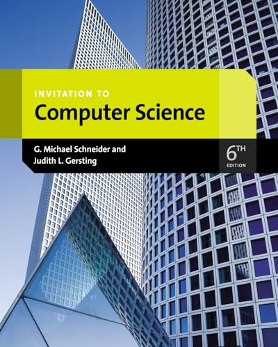 Imagen de archivo de Invitation to Computer Science (Introduction to CS) a la venta por Solr Books