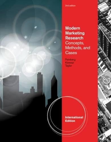 9781133191025: Modern Marketing Research: Concepts, Methods, and Cases, International Edition (with Qualtrics Printed Access Card)