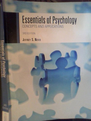 9781133228103: Essentials of Psychology Concepts and Applications