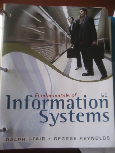 Stock image for Fundamentals of Information Systems for sale by HPB-Red