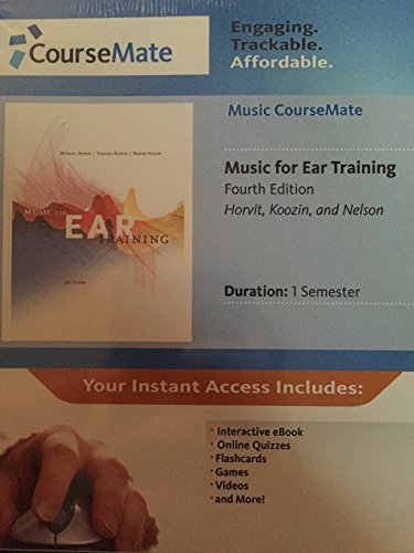 9781133230113: Music for Ear Training