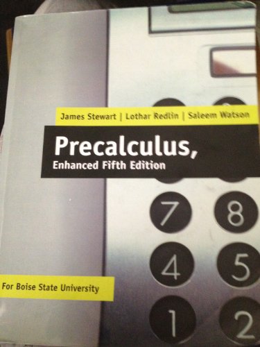 Stock image for Precalculus, Enhanced Fifth Edition (For Boise State University) for sale by Better World Books