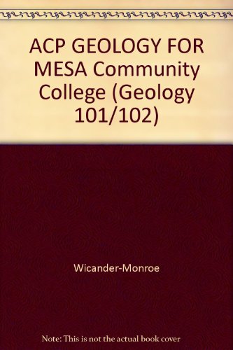 Stock image for GLG 101/102 for Mesa Community College for sale by HPB-Red