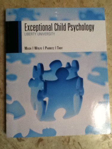 Stock image for Exceptional Child Psychology for sale by Bookmans