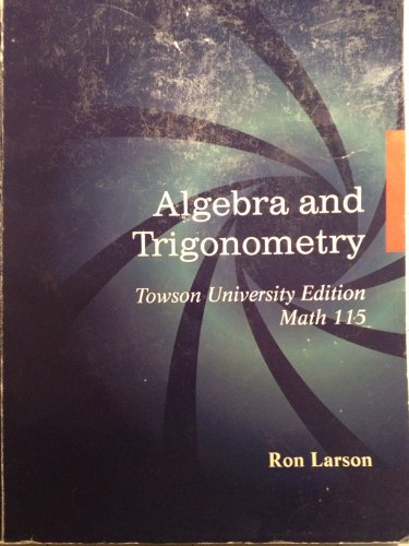 Beispielbild fr ACP Algebra & Trigonometry zum Verkauf von BookHolders