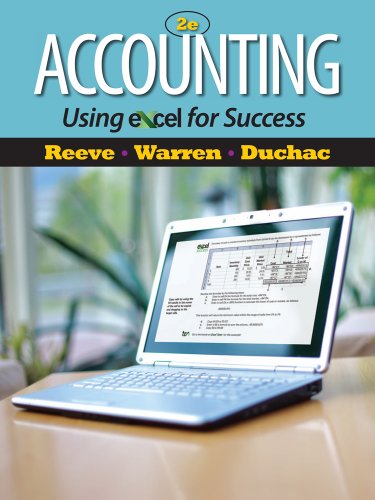 Bundle: Accounting Using Excel for Success (with Essential Resources Excel Tutorials Printed Access Card), 2nd + Aplia 2-Semester Printed Access Card (9781133295129) by Reeve, James; Warren, Carl S.; Duchac, Jonathan