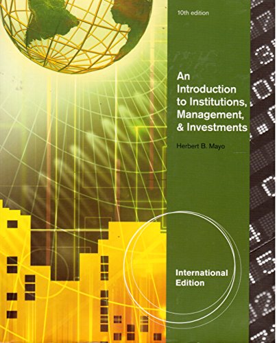 9781133306368: Basic Finance : An Introduction To Financial Institutions, Investments And Management (Brief Custom)