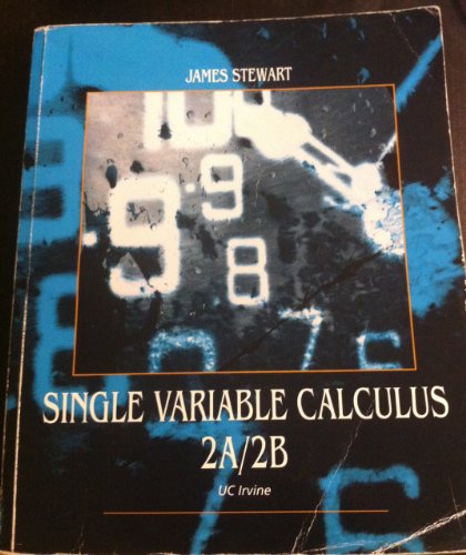 9781133306764: Single Variable Calculus 2A/2B (UC Irvine Edition)
