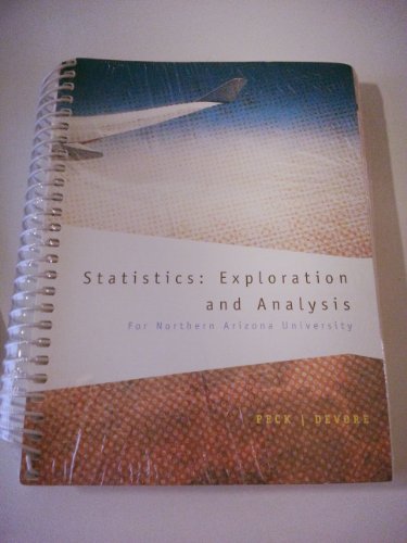 9781133307198: Statistics : Exploration and Analysis for Northern Arizona University