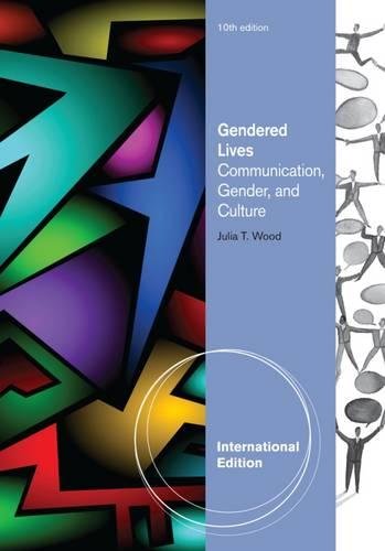 9781133307419: Gendered Lives, International Edition