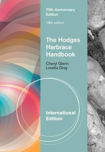 9781133307440: The Hodges Harbrace Handbook, International Edition
