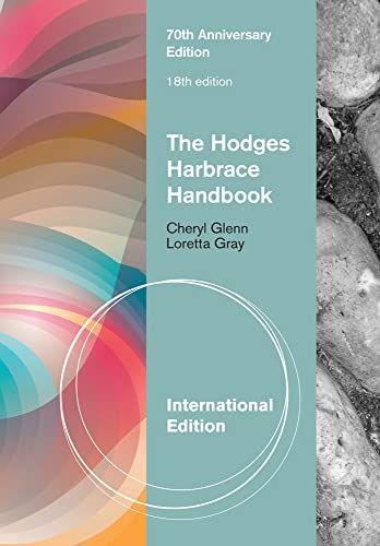 The Hodges Harbrace Handbook (9781133307440) by Cheryl Glenn
