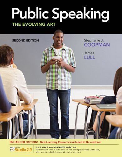 9781133307860: Public Speaking: The Evolving Art, Enhanced