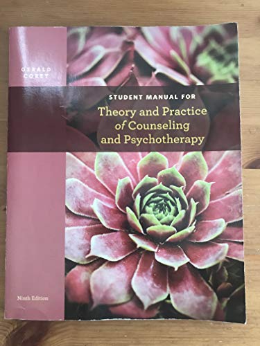 Beispielbild fr Student Manual for Corey's Theory and Practice of Counseling and Psychotherapy, 9th zum Verkauf von BooksRun