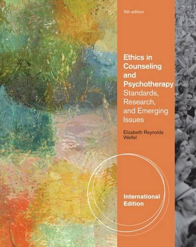 9781133309369: Ethics in Counseling & Psychotherapy: Standards, Research, and Emerging Issues (International Edition)