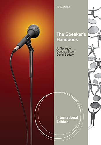 Beispielbild fr The Speaker's Handbook, International Edition zum Verkauf von Ammareal