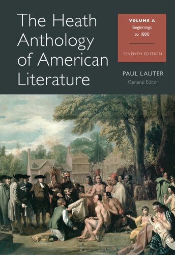 Stock image for The Heath Anthology of American Literature: Beginnings to 1800, Volume A (Heath Anthology of American Literature Series) for sale by Greenway