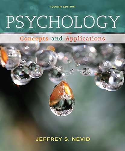 Beispielbild fr Cengage Advantage Books: Psychology : Concepts and Applications zum Verkauf von Better World Books