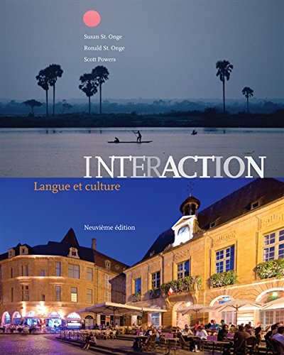 Stock image for Interaction: Langue et culture (Book Only) (World Languages) for sale by Hippo Books