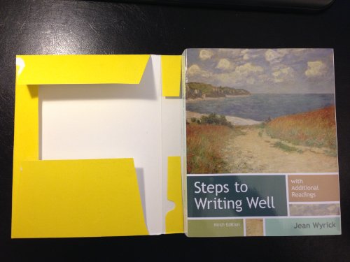 9781133311294: Steps to Writing Well with Additional Readings