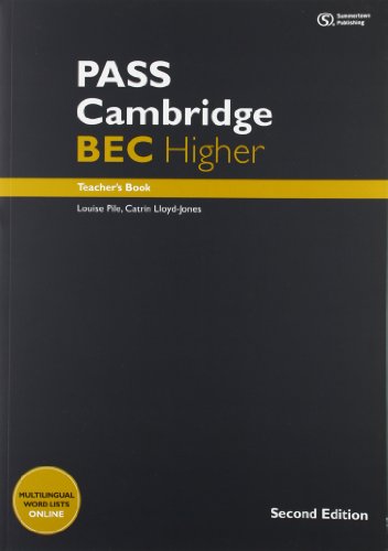 Imagen de archivo de PASS Cambridge BEC Higher: Teacher's Book + Audio CD a la venta por WorldofBooks