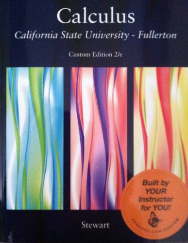 Stock image for Calculus Custom Edition 2/e for sale by Books From California