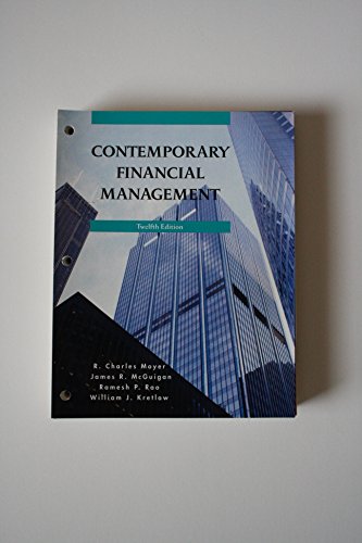 Imagen de archivo de Contemporary Financial Management a la venta por HPB-Red