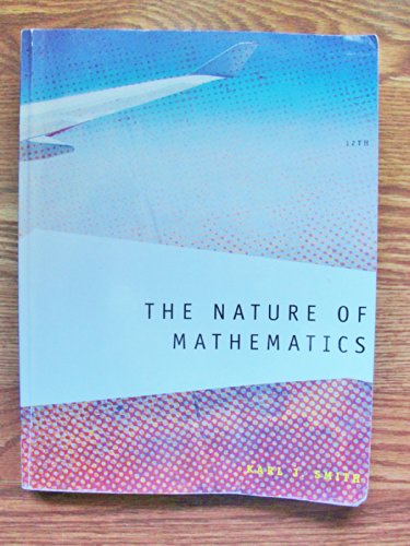 Beispielbild fr The Nature of Mathematics zum Verkauf von ThriftBooks-Atlanta