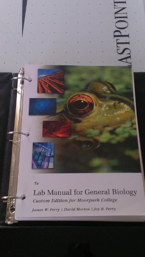 Lab Manual for General Biology (9781133358572) by James W. Perry